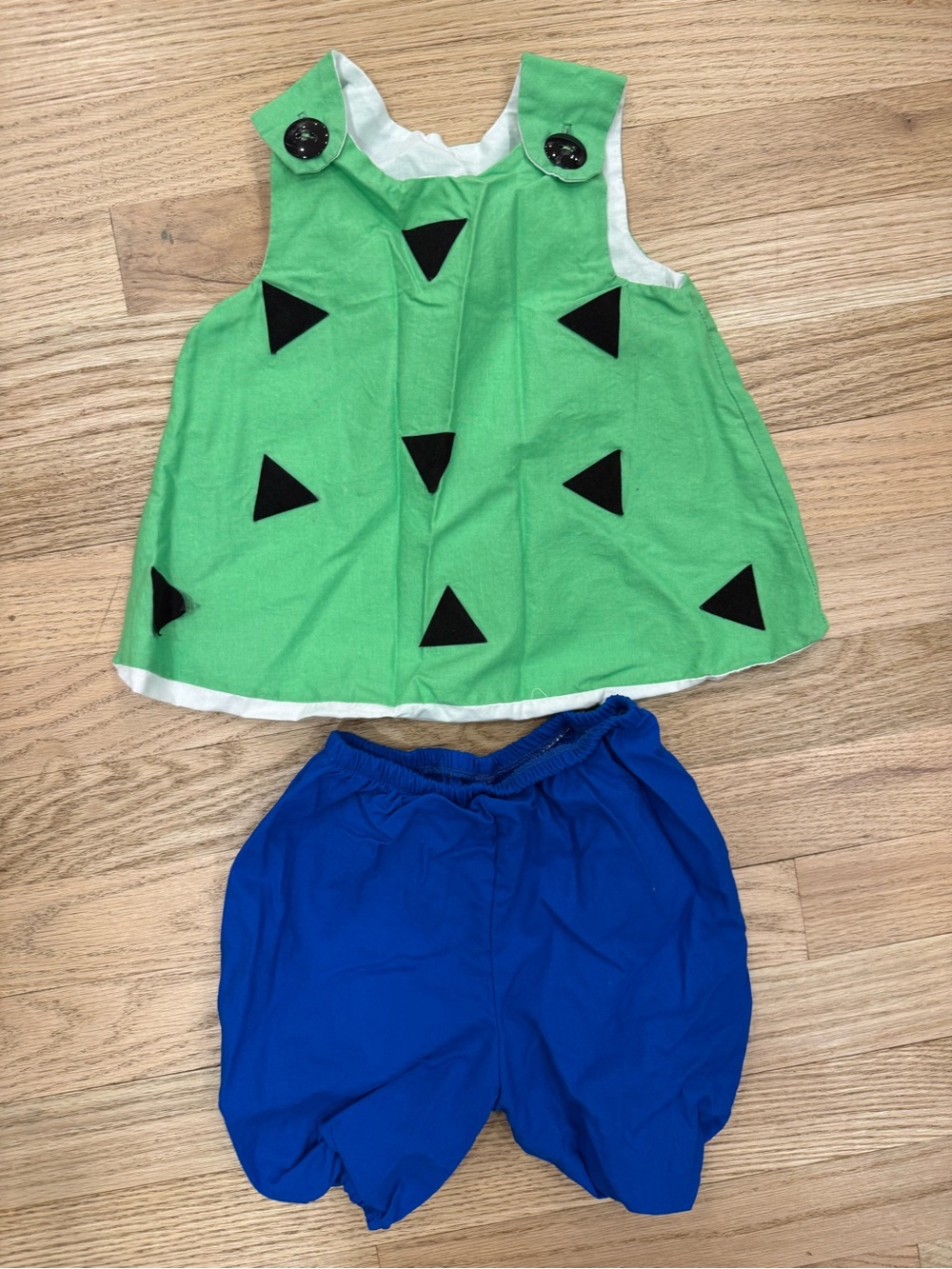 Flinestones Halloween Costume - Pebbles-Tank and Shorts Set - Picture 2 of 2